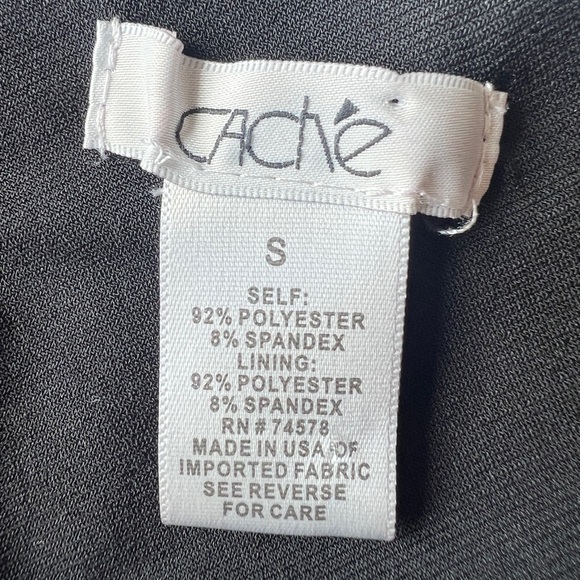 Cache Womens Silver Metallic One Shoulder Ruched Party Brat Summer Top Small - Picture 4 of 8